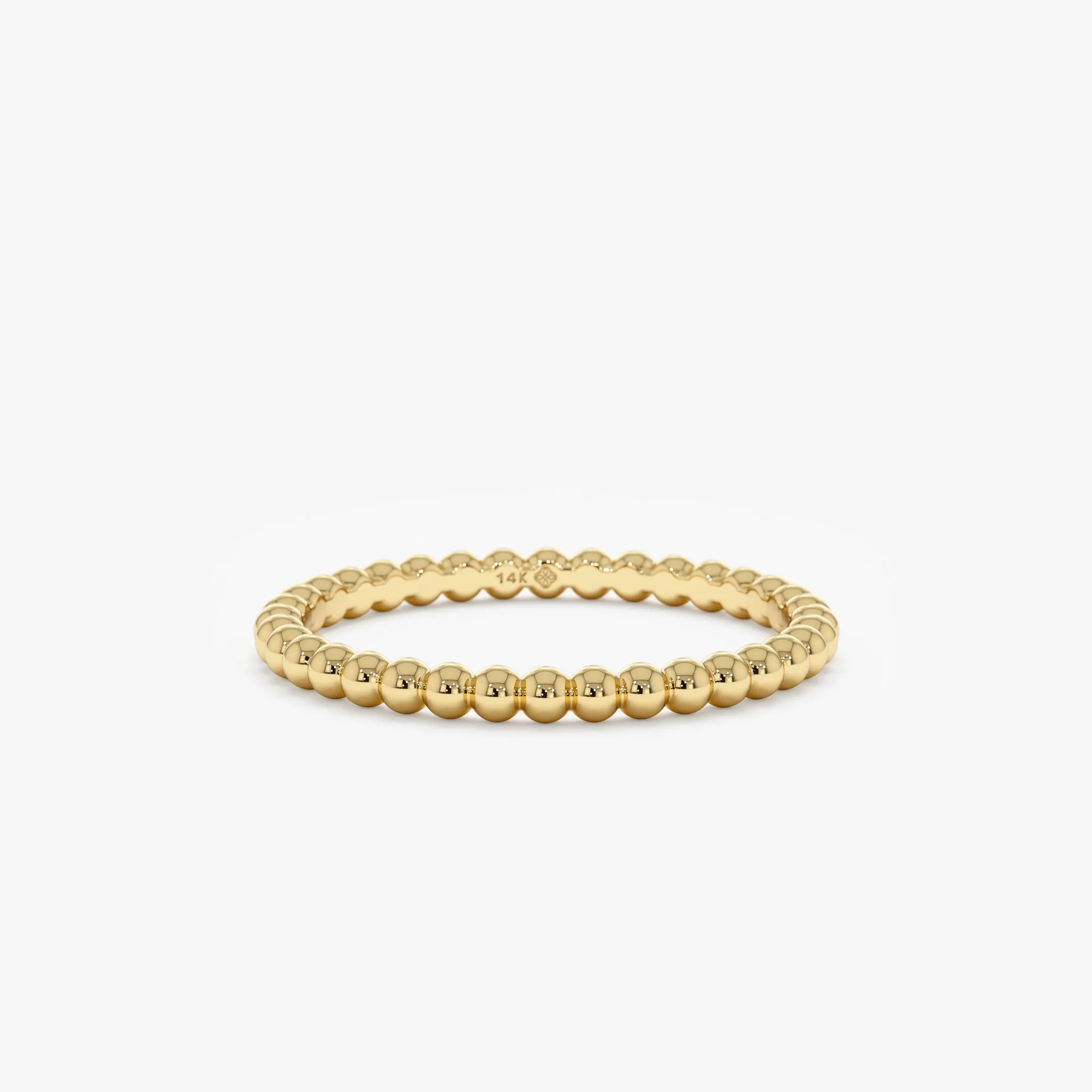 Dainty Ball Stacking Ring, Kassidy