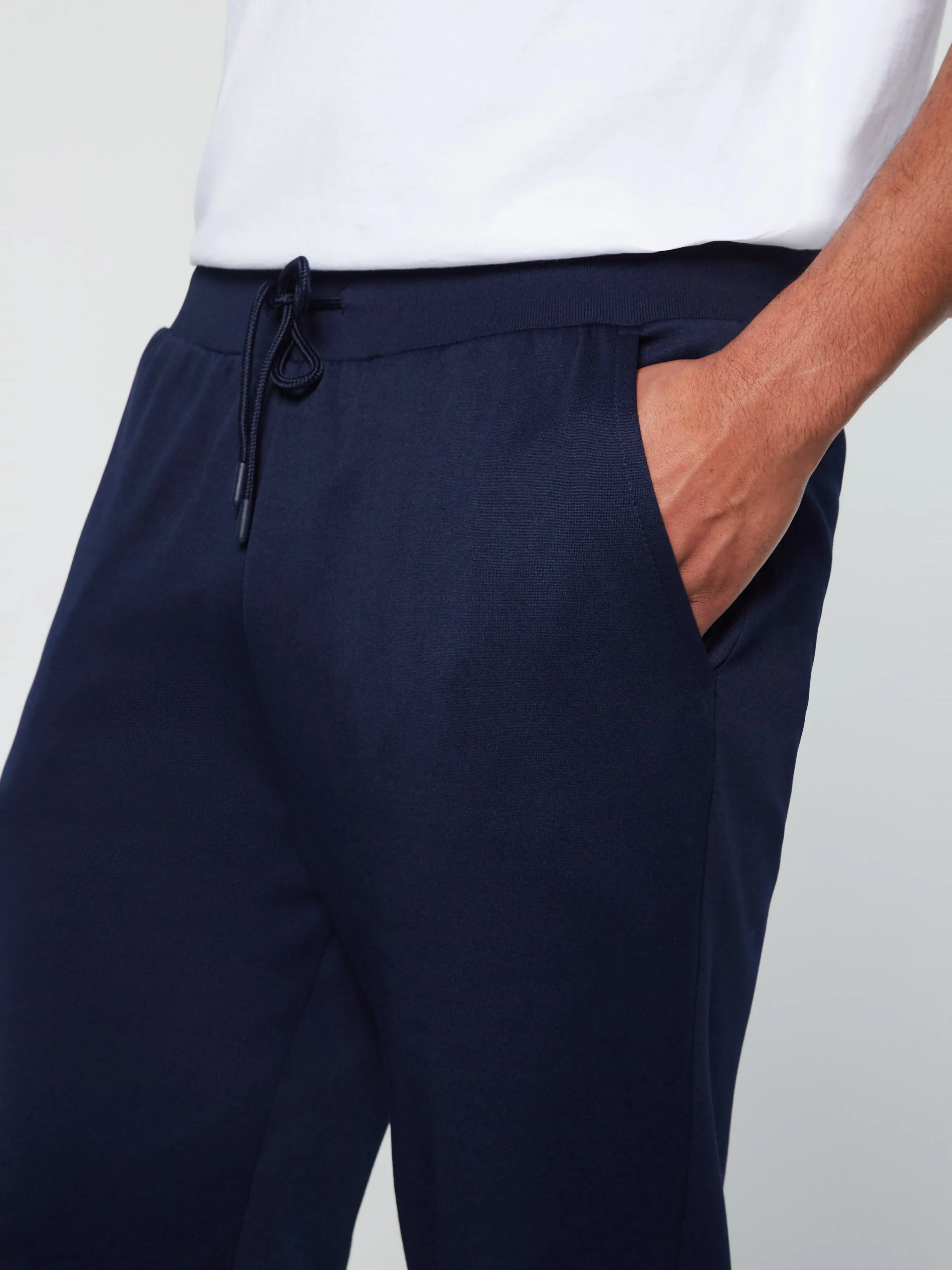 Dallas Track Pant Archivio- Maritime Blue/ White