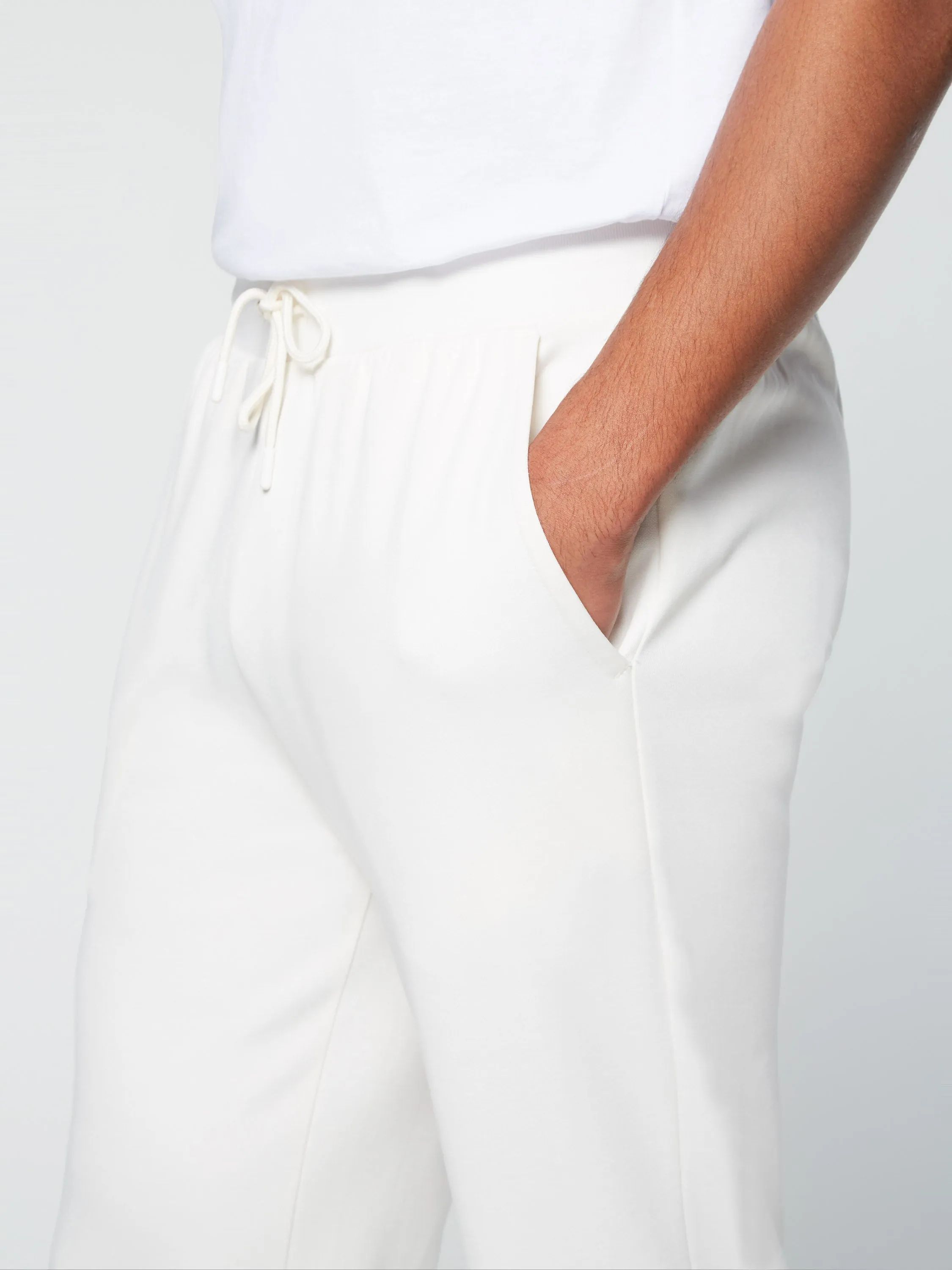 Dallas Track Pant Archivio- Gardenia/ Maritime Blue