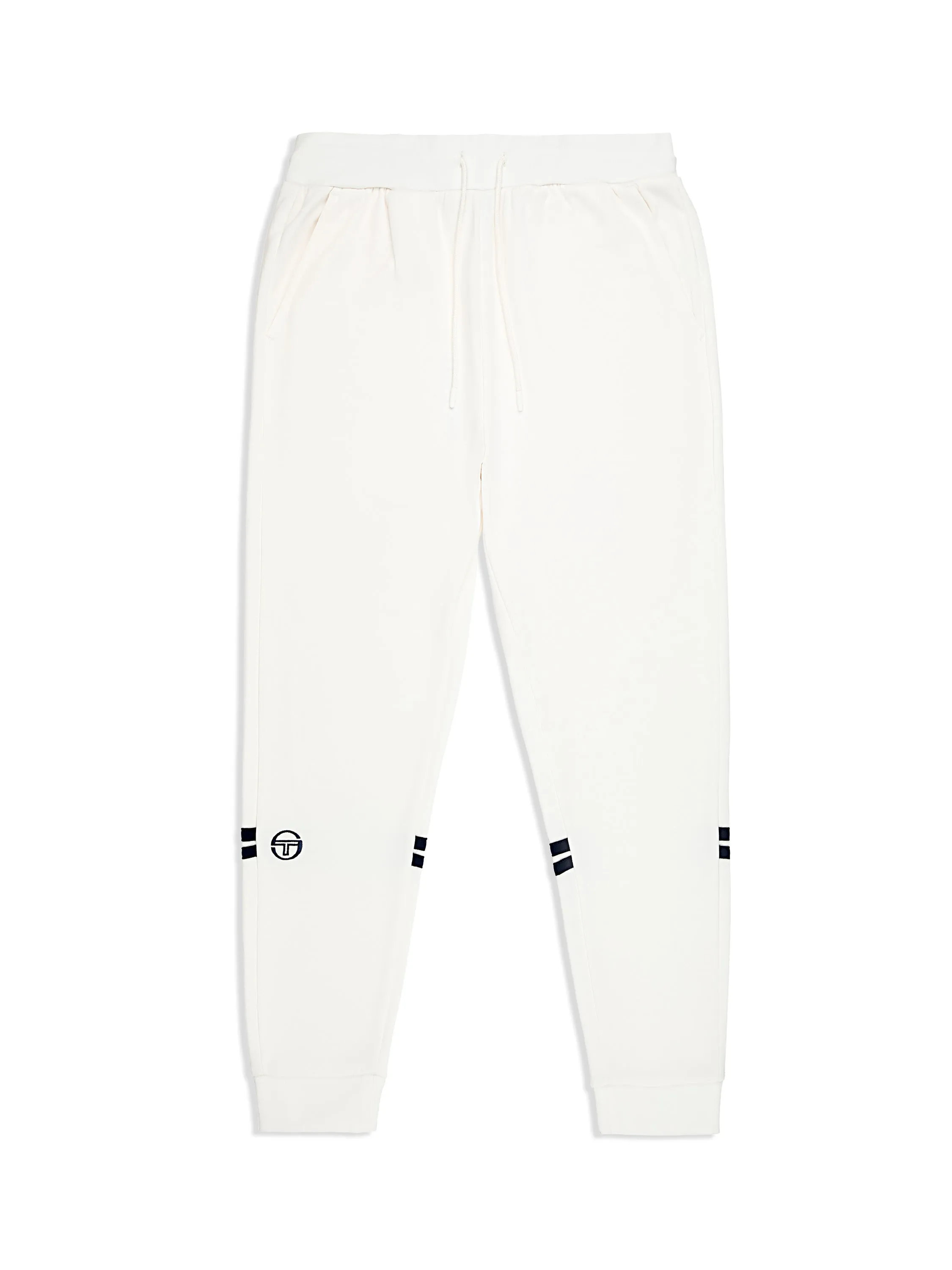 Dallas Track Pant Archivio- Gardenia/ Maritime Blue