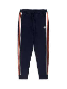 Damarindo Track Pant Archivio- Gardenia/ Maritime Blue