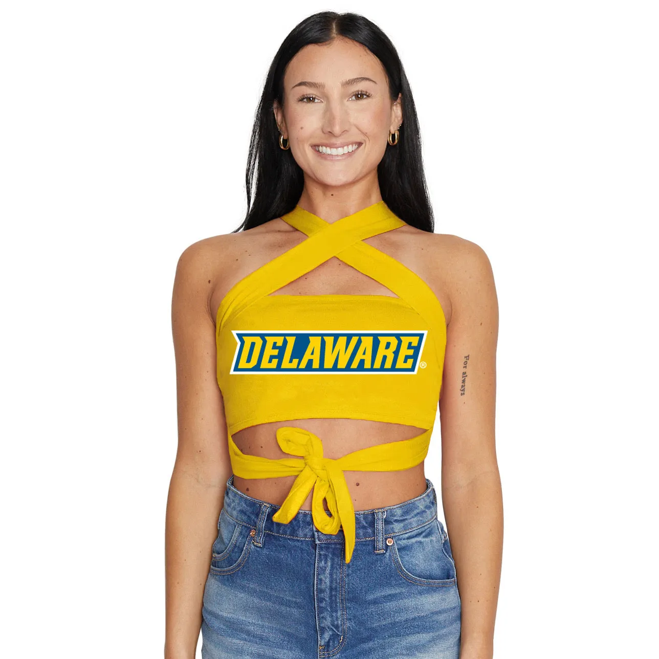 Delaware Yellow Multiway Bandeau Top