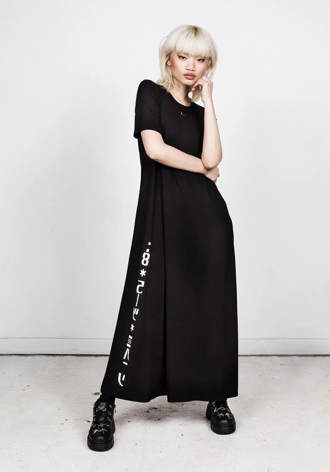 Digital Maxi Tee Dress