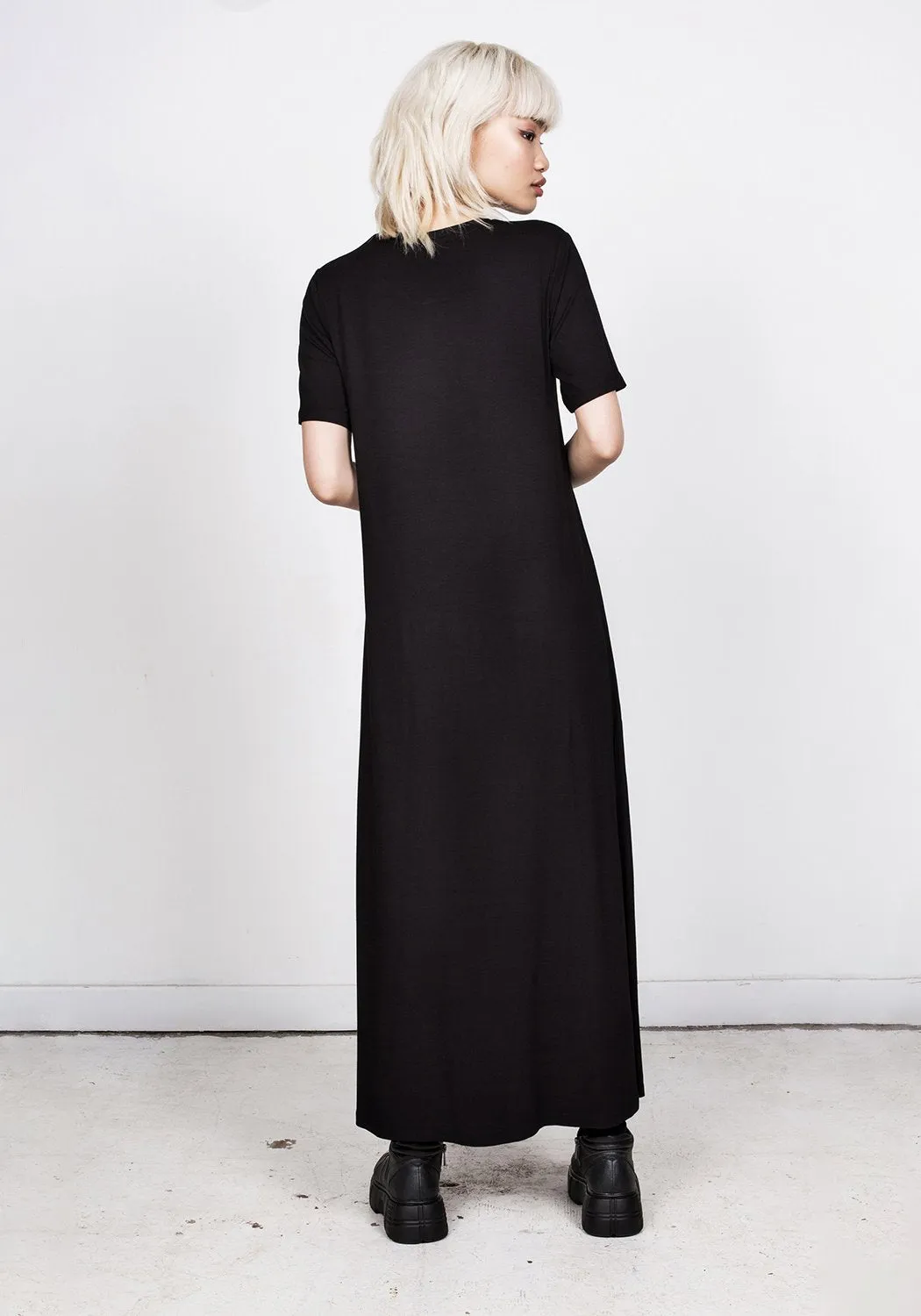 Digital Maxi Tee Dress