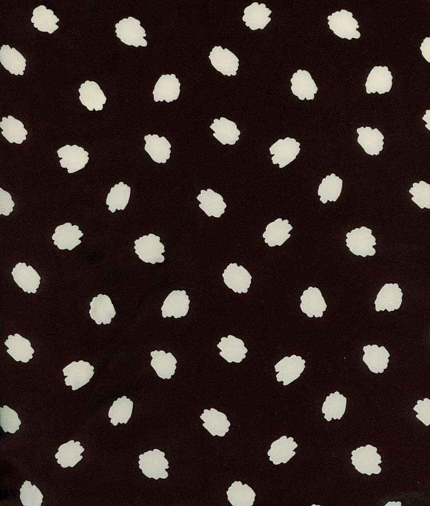 DOT PRINT ON POLYESTER SATIN CHIFFON [NFA210102-035]