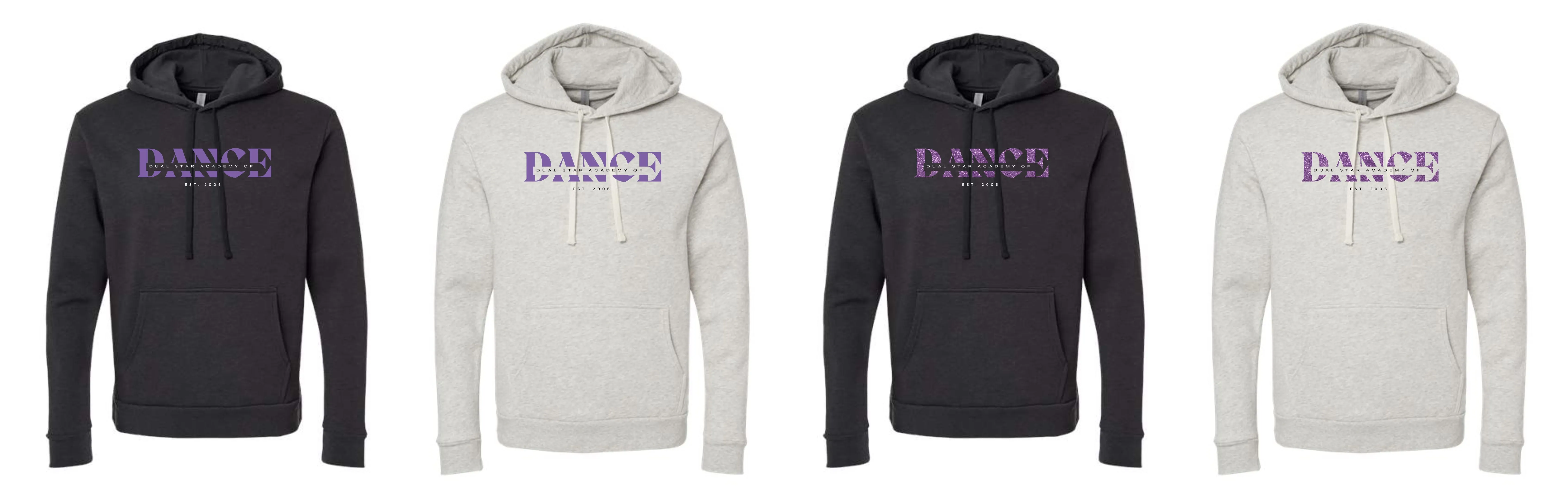 Dual Star DANCE Hoodie- Youth and Unisex