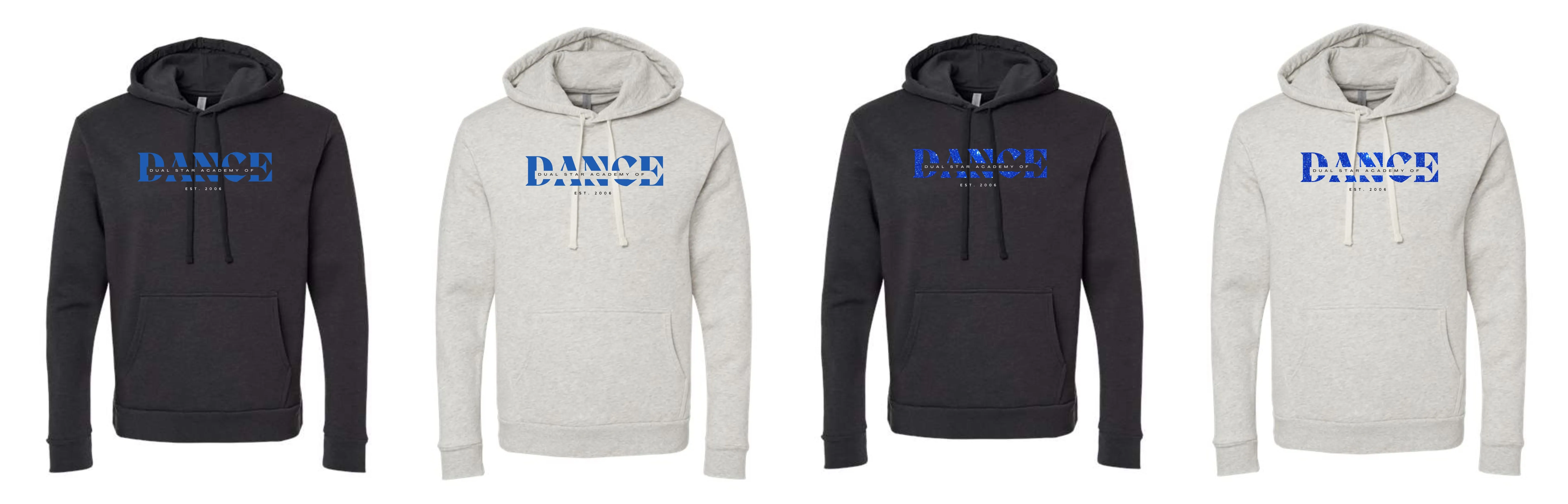 Dual Star DANCE Hoodie- Youth and Unisex