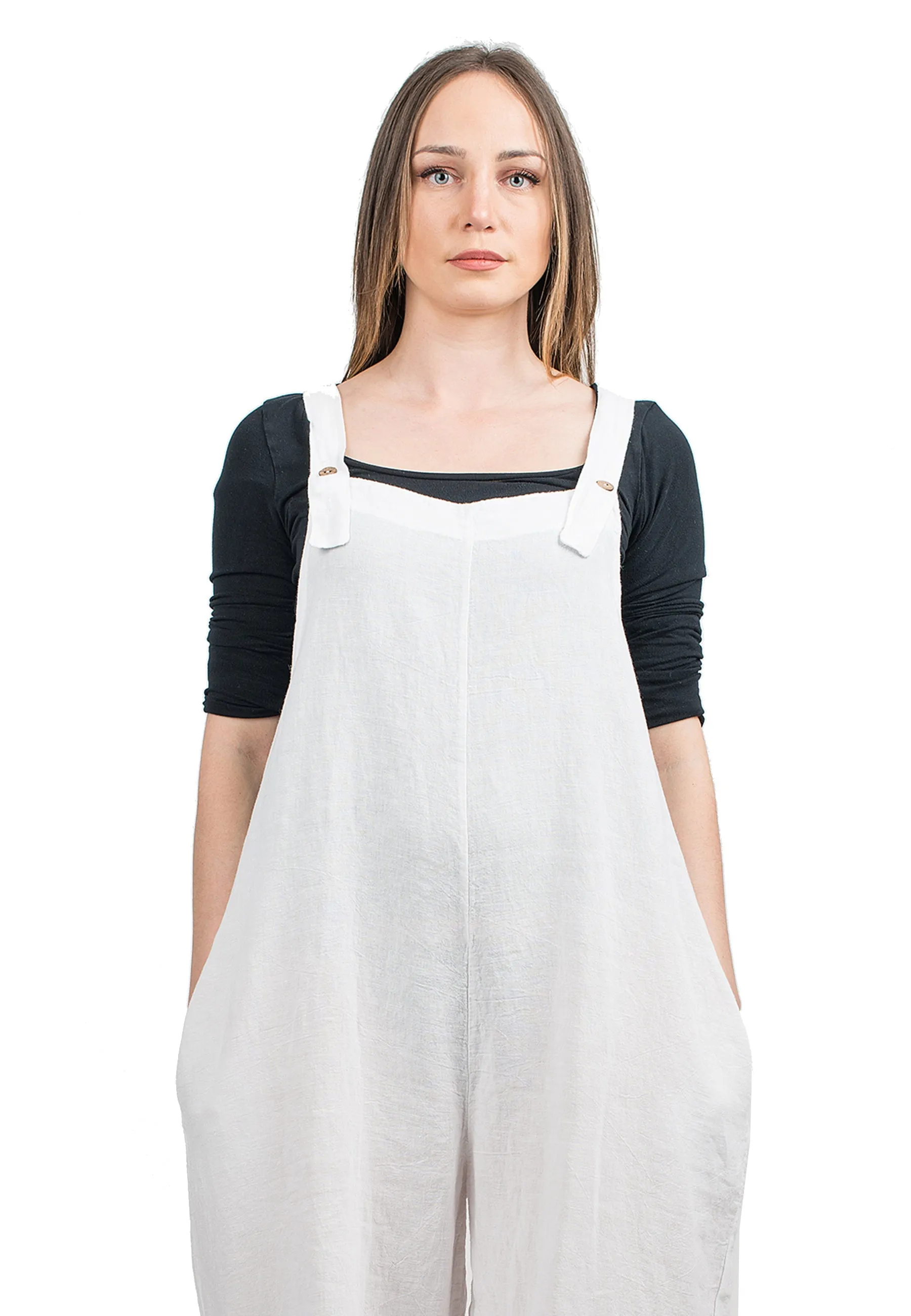 Dungarees 100% linen