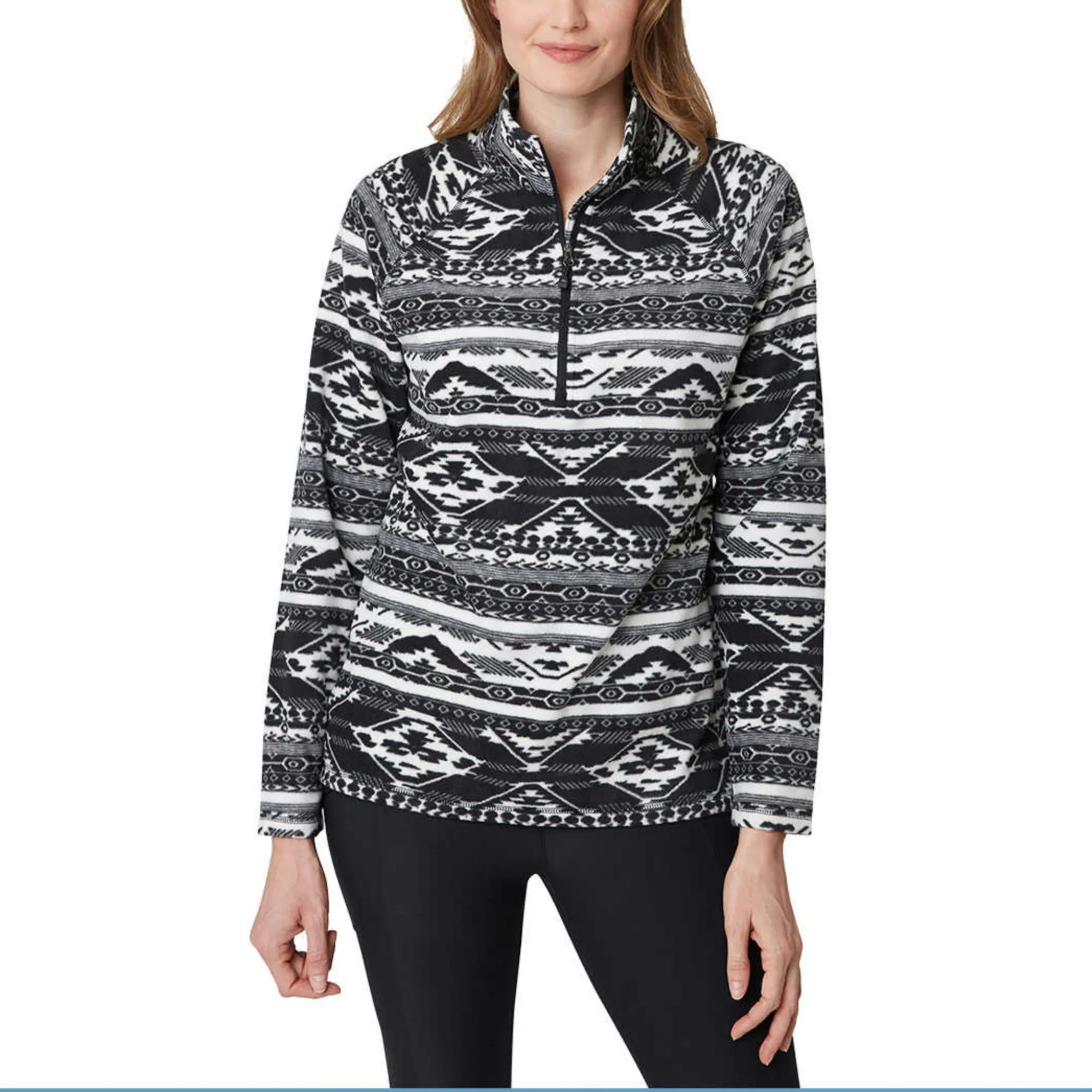 Eddie Bauer Women's Ultrasoft Mock Neck Quarter Zip Pullover Top