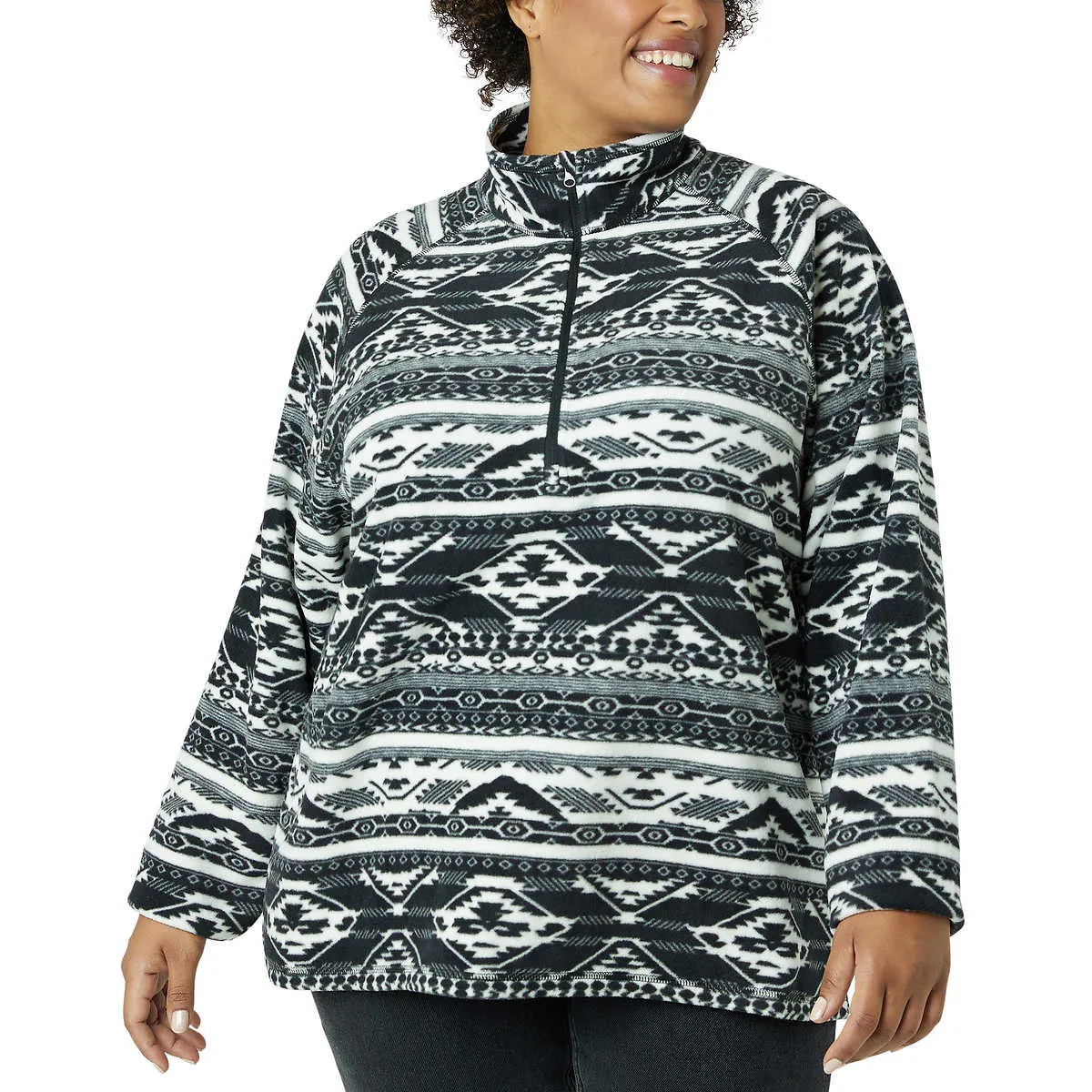 Eddie Bauer Women's Ultrasoft Mock Neck Quarter Zip Pullover Top