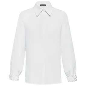 ELEGANT "IASMINA" BLOUSE IN WHITE