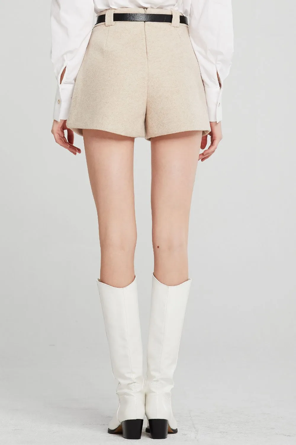 Elyse Woolen Short w/Belt