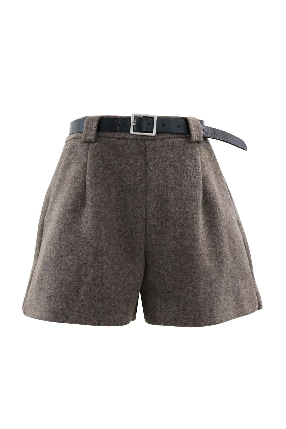 Elyse Woolen Short w/Belt