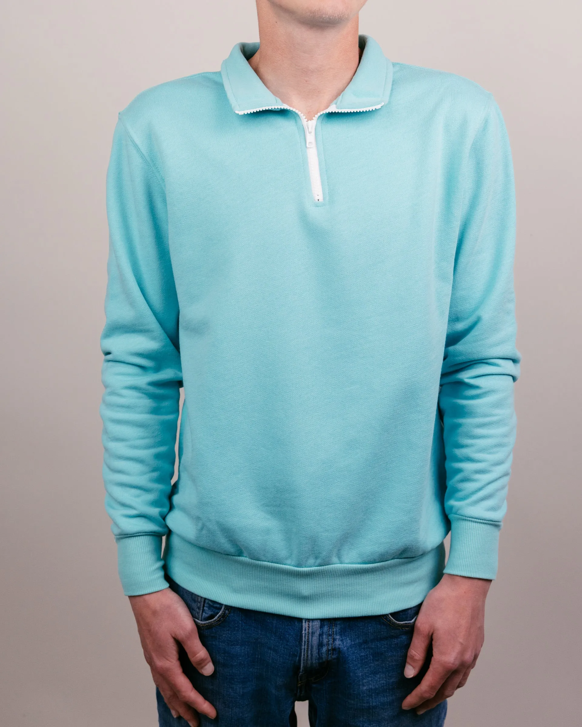 Essential Teal Quarter Zip