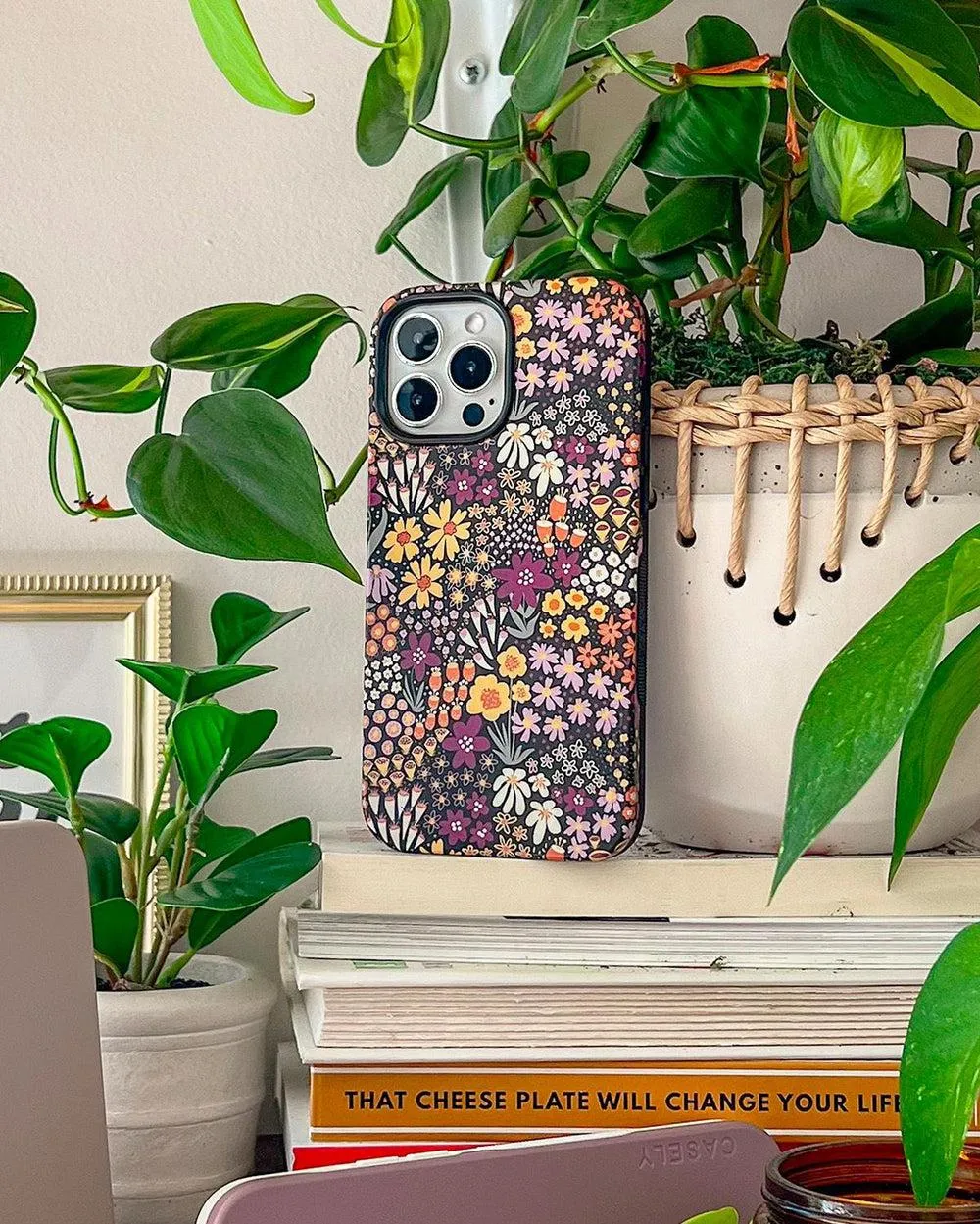 Falling for You | Plum Floral Case