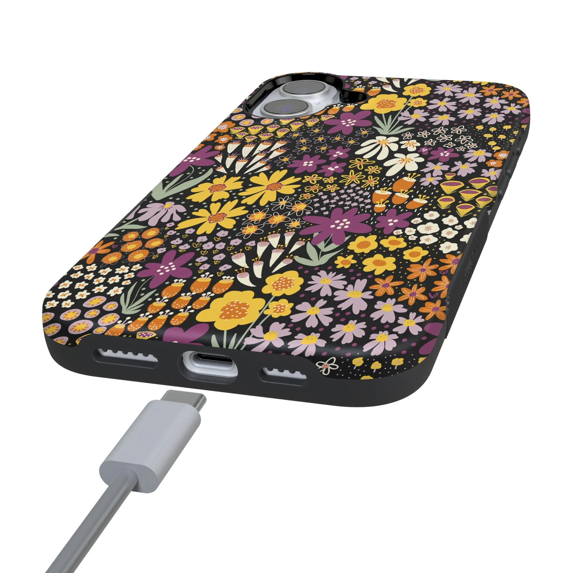 Falling for You | Plum Floral Case