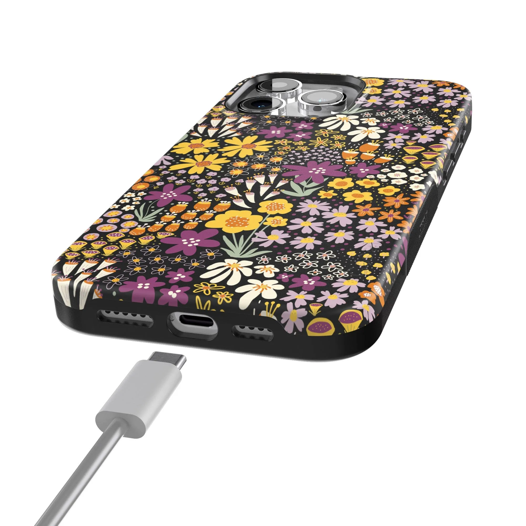 Falling for You | Plum Floral Case