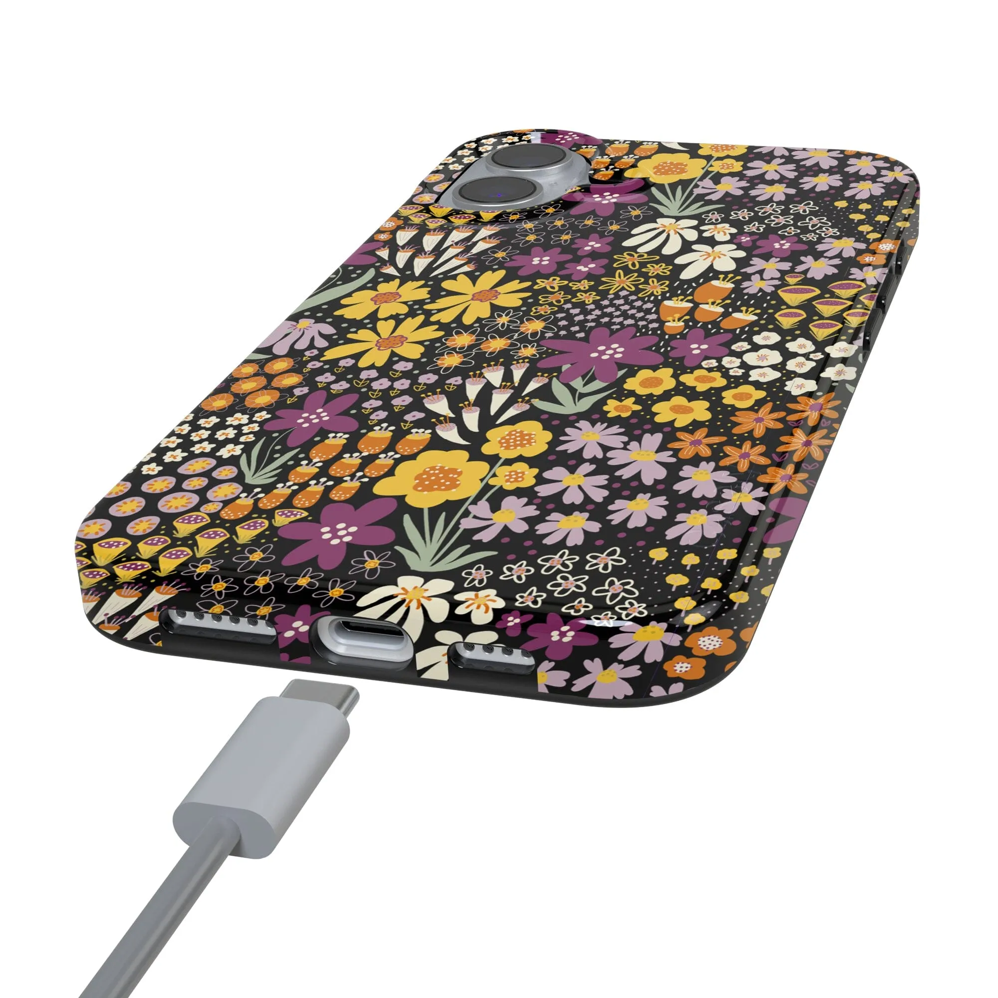 Falling for You | Plum Floral Case