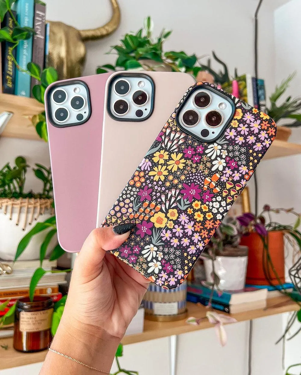 Falling for You | Plum Floral Case