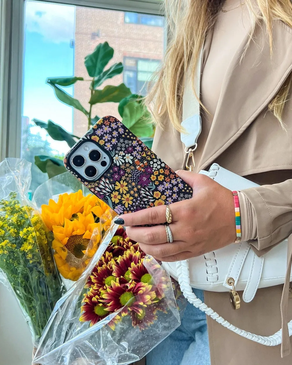 Falling for You | Plum Floral Case