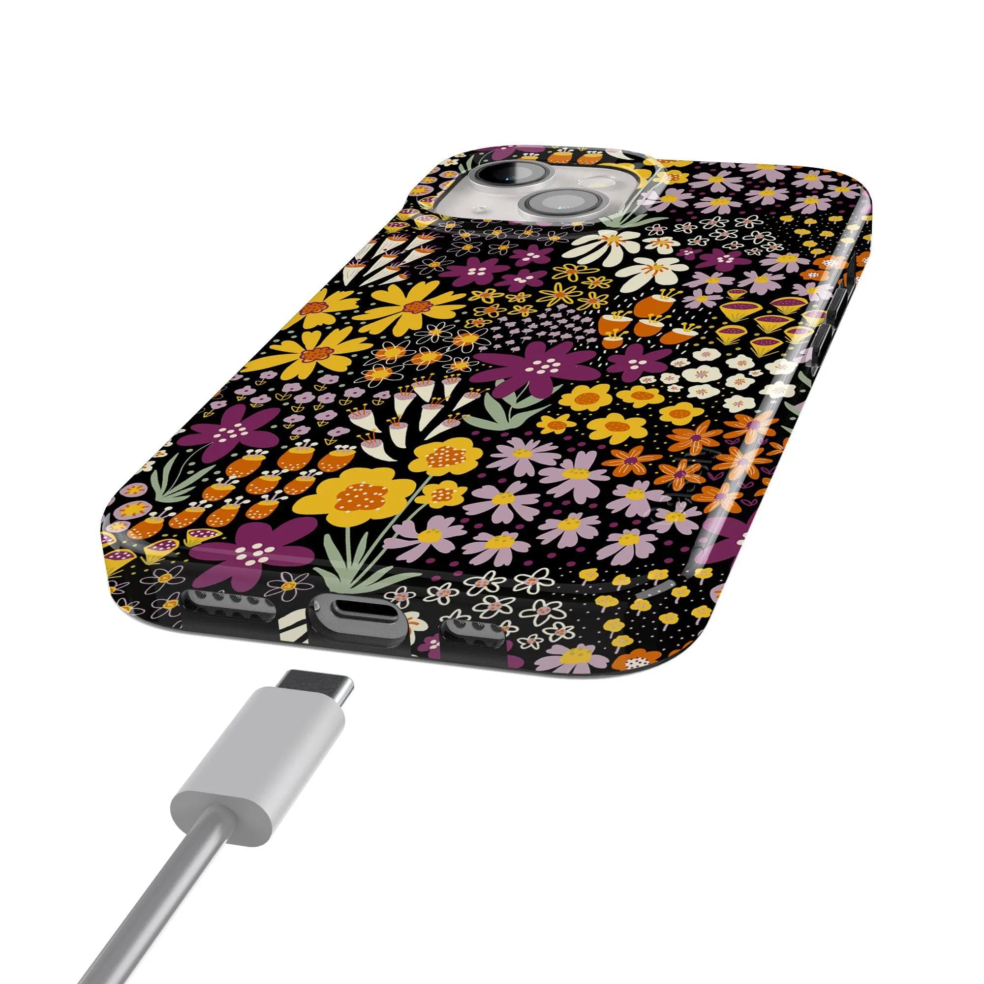 Falling for You | Plum Floral Case