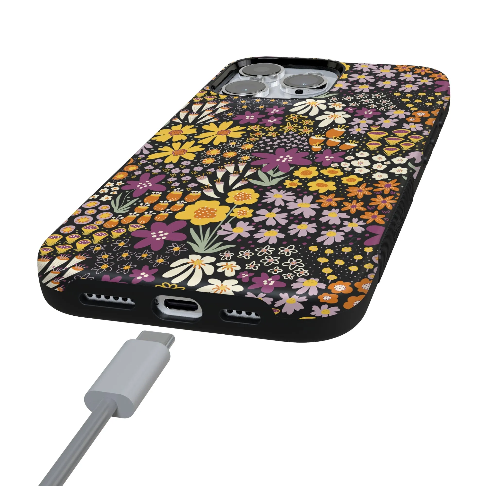 Falling for You | Plum Floral Case