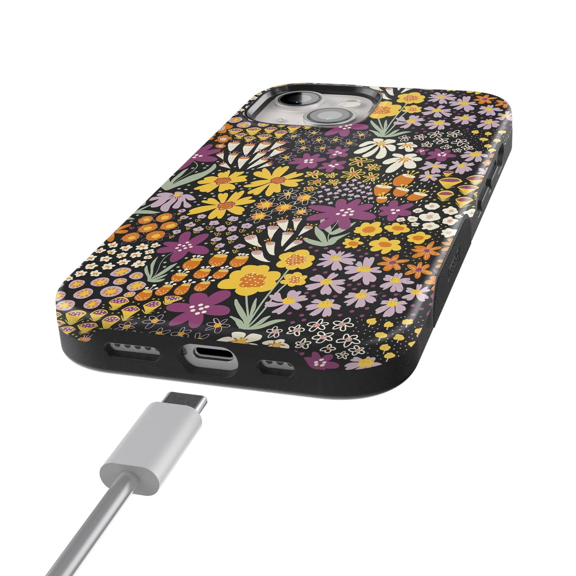 Falling for You | Plum Floral Case