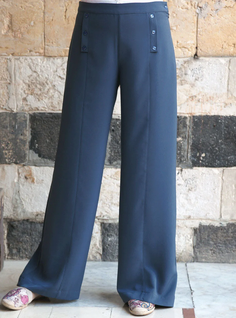 Faux Pocket Trousers