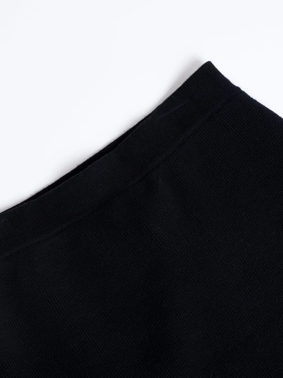 【Final Sale】Rosalee Elegant Contrast Knit Skirt