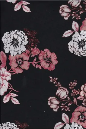 FLORAL PRINT ON POLYESTER SATIN CHIFFON [NFF190218-035]