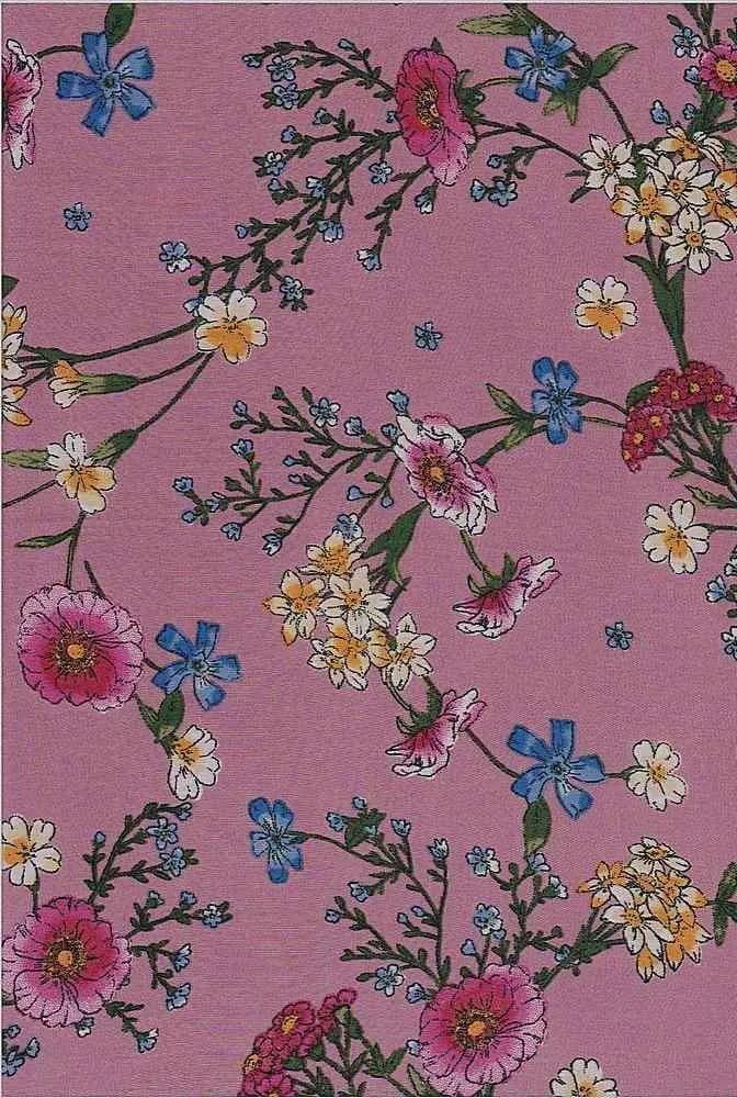 FLORAL PRINT ON POLYESTER SATIN CHIFFON [NFF190409-035]