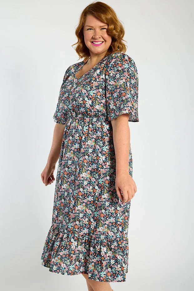 Florida Flower Burst Dress