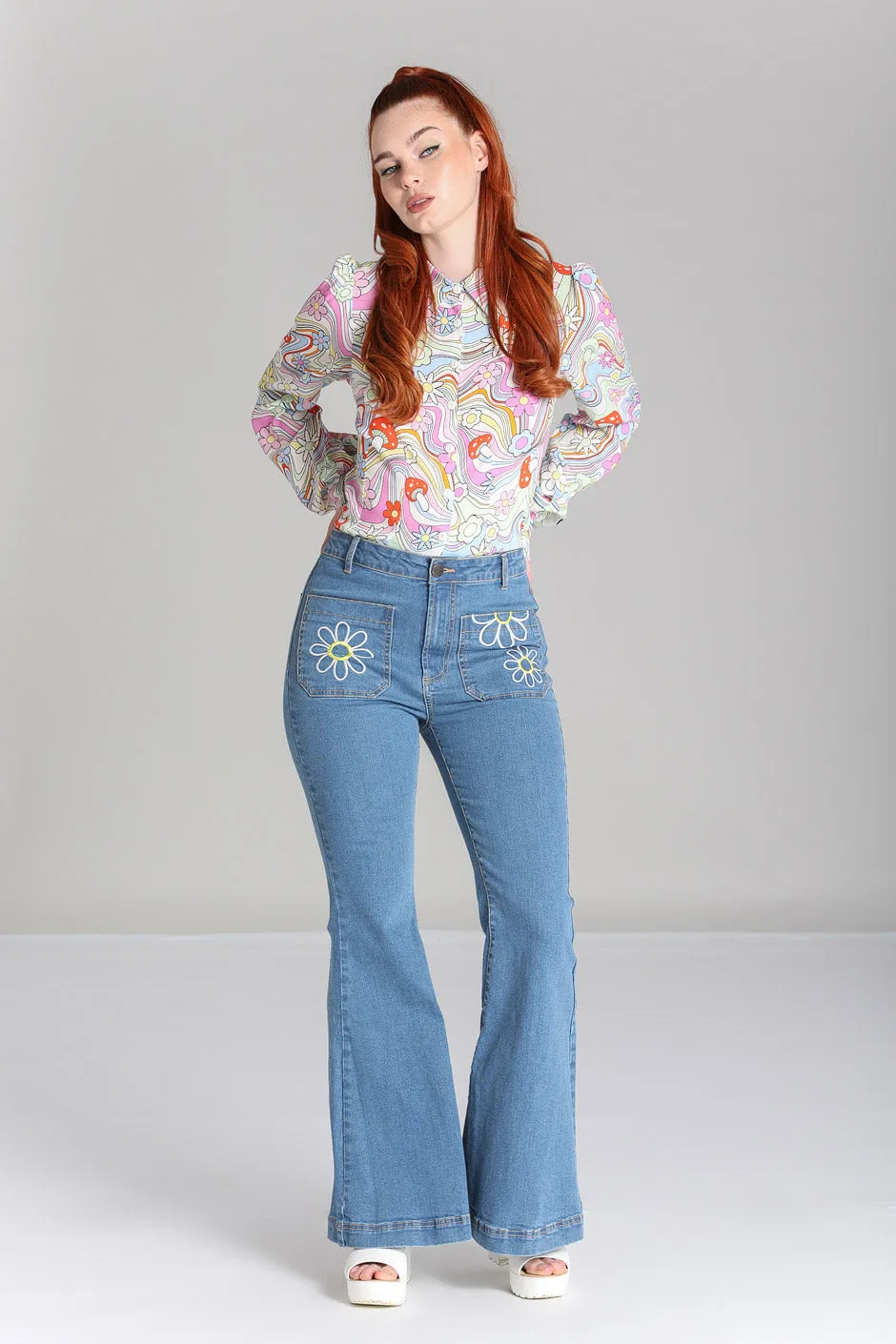 Flower Power Jeans