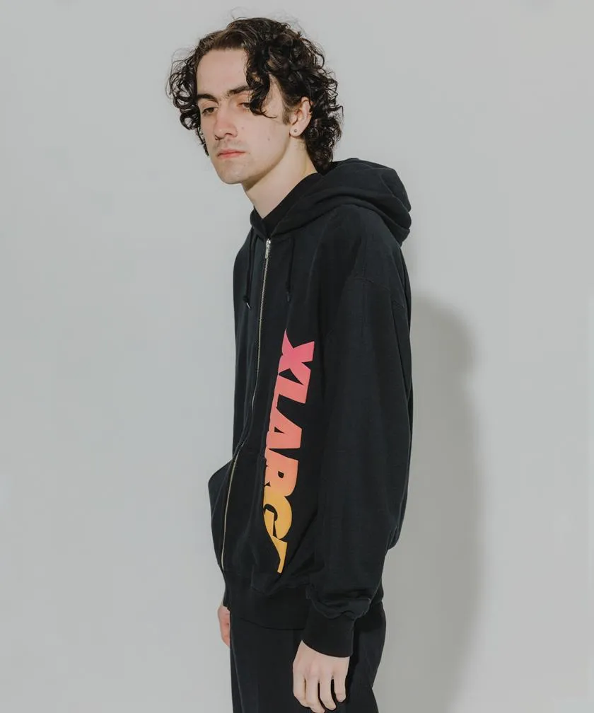 FOAM PRINT STANDARD LOGO FULLZIPPED SWEAT