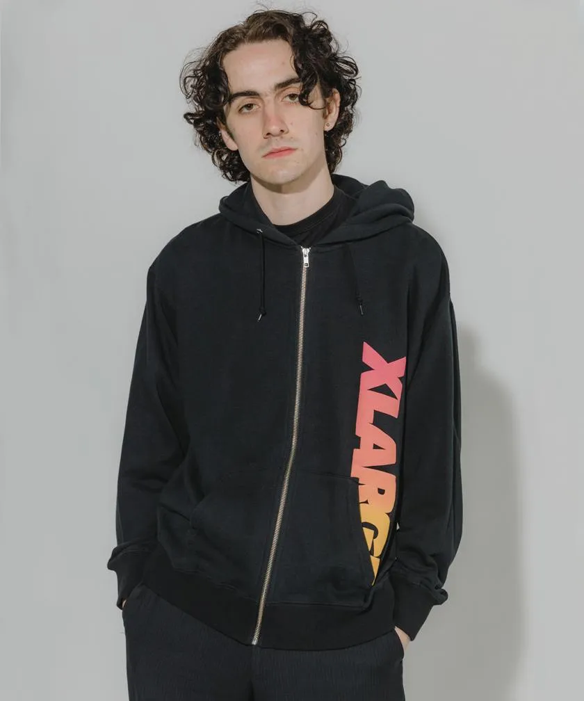 FOAM PRINT STANDARD LOGO FULLZIPPED SWEAT