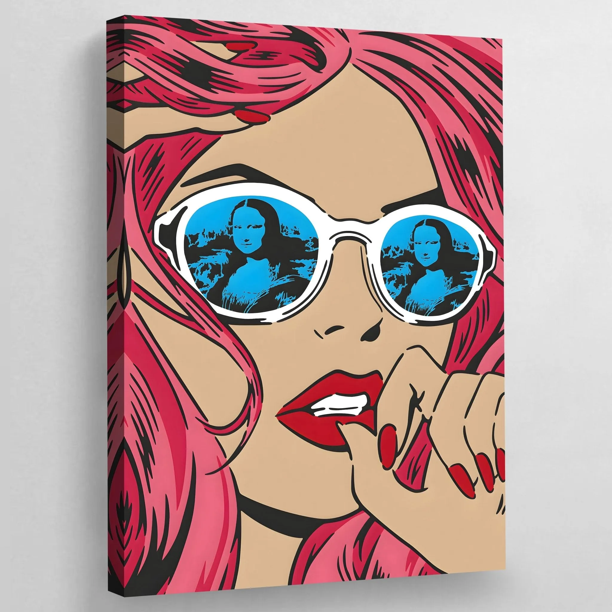 Girl Pop Art Canvas