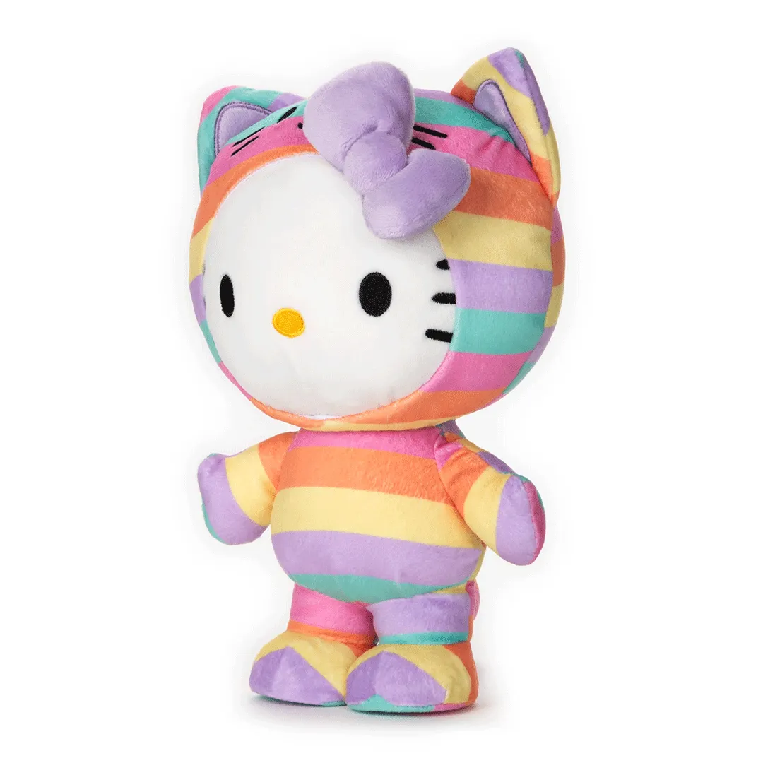 GUND Sanrio Hello Kitty in Rainbow Outfit 9.5" Plush Toy