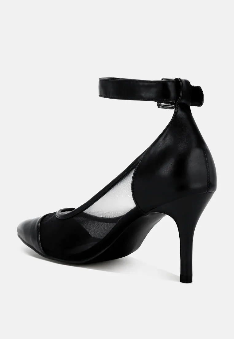 Hearst Pointy Toe Ankle Strap Pumps