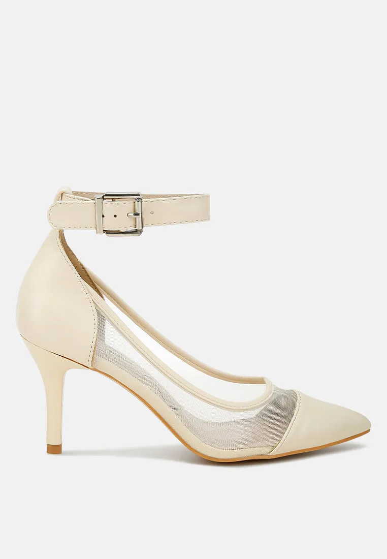 Hearst Pointy Toe Ankle Strap Pumps