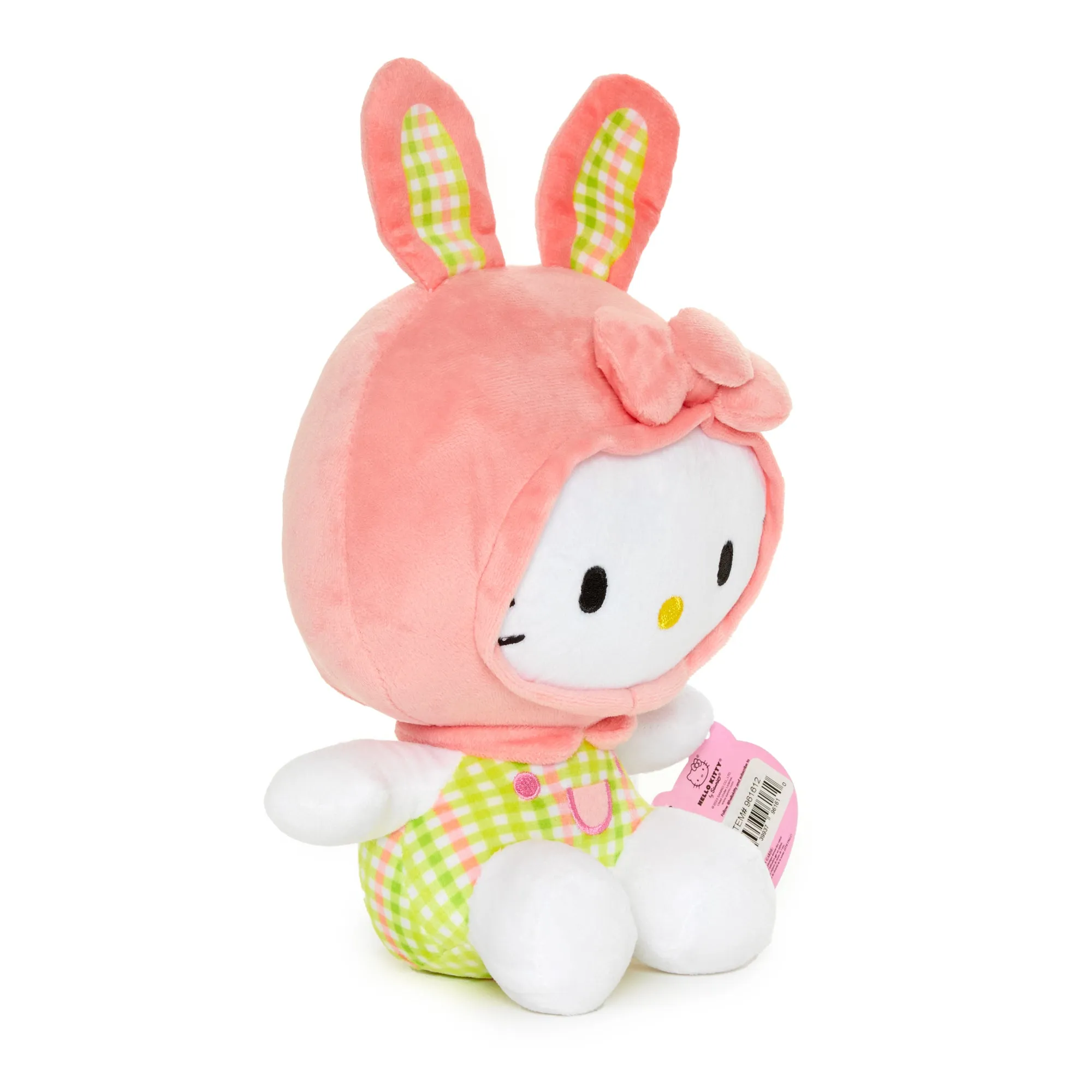 Hello Kitty 8" Spring Plaid Bunny Plush