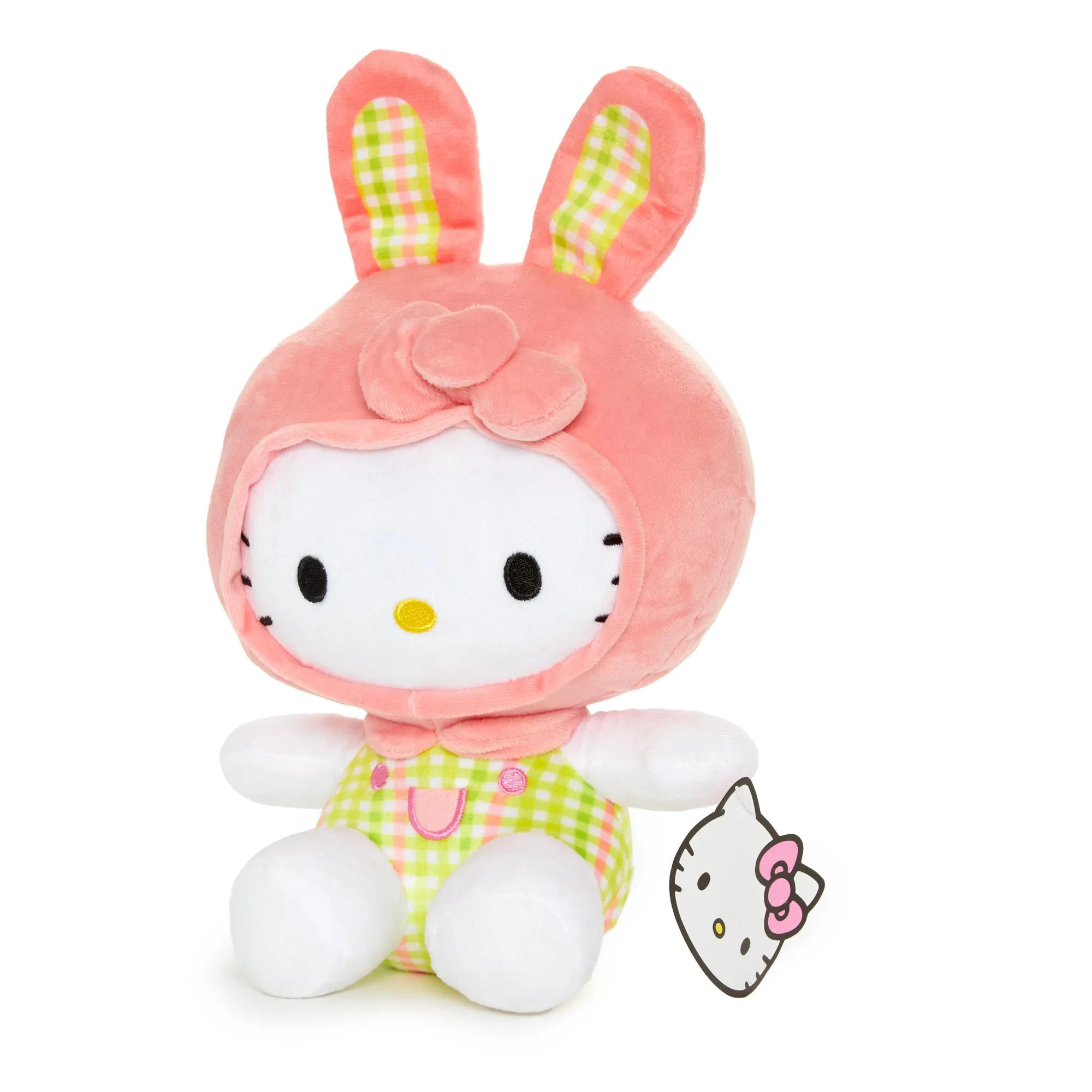 Hello Kitty 8" Spring Plaid Bunny Plush