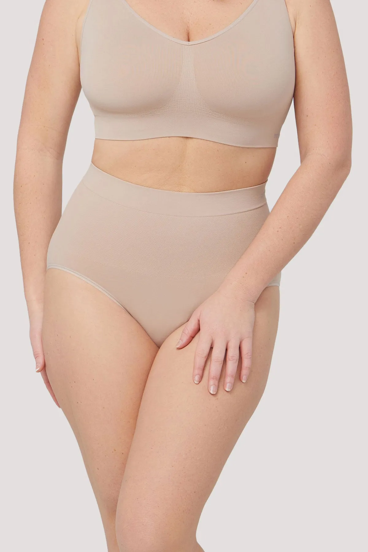 Hi Waist Firming Travel Knicker 2pk - No Returns