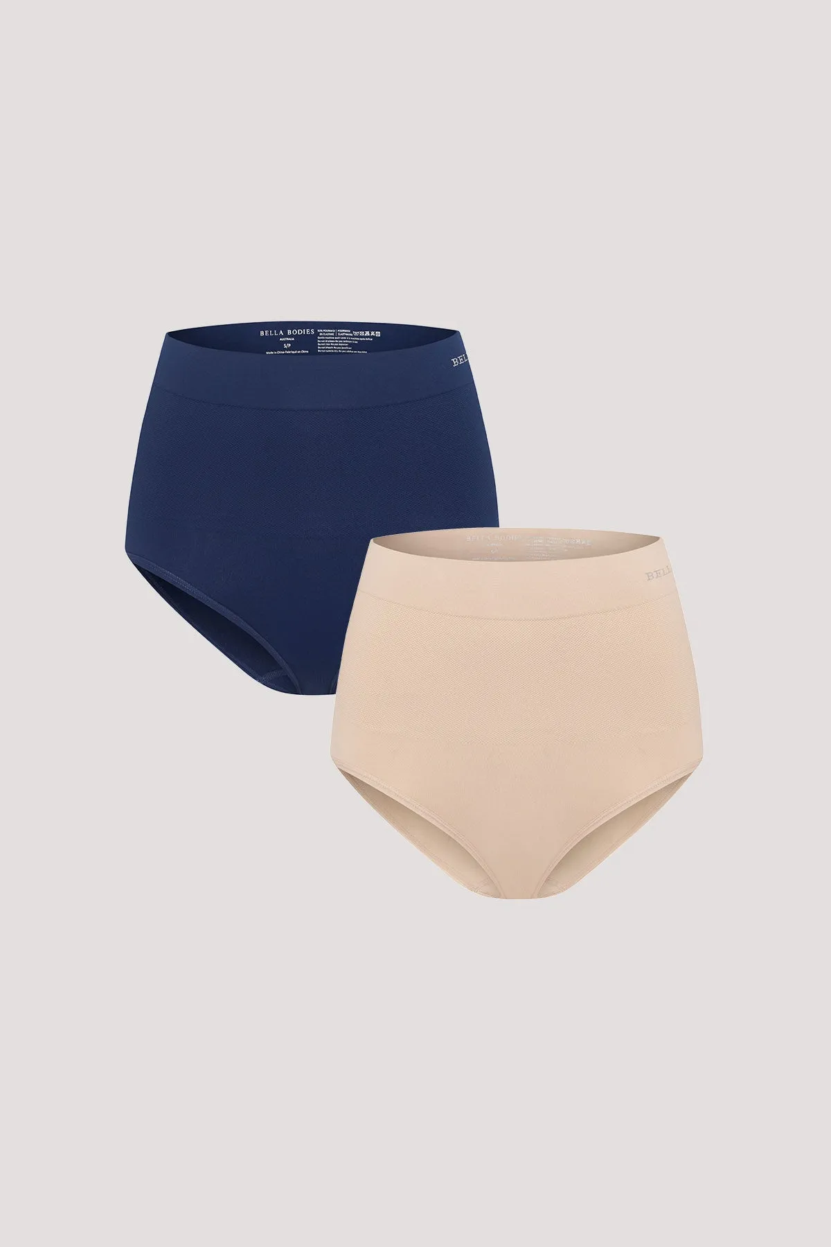 Hi Waist Firming Travel Knicker 2pk - No Returns