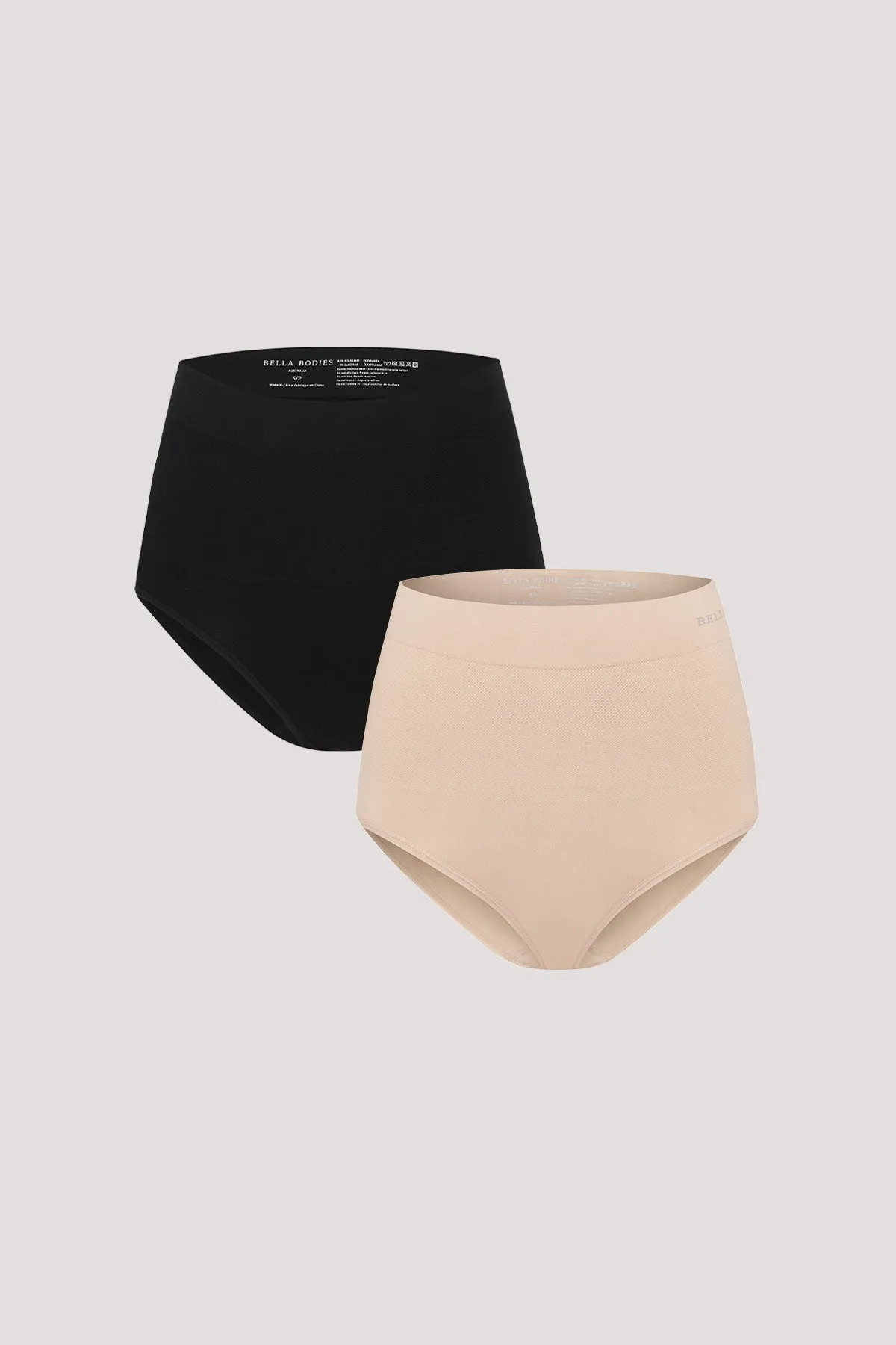 Hi Waist Firming Travel Knicker 2pk