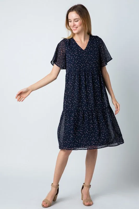 Jessa Floral Swing Dress