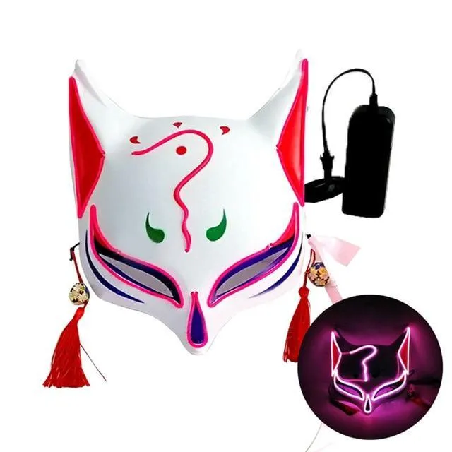 Kitsune Fox Spirit EL Half Mask