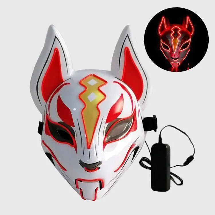 Kitsune Fox Spirit EL Mask