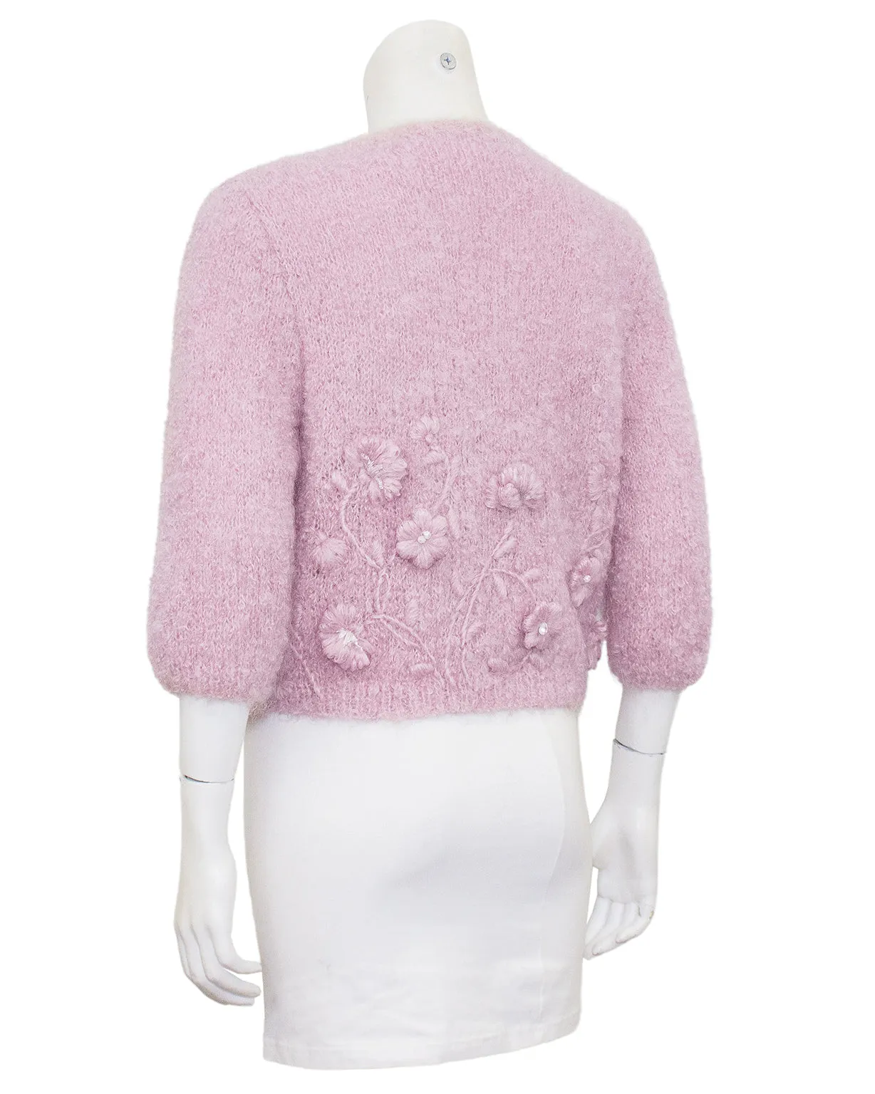 Lavandar Mohair Bolero Cardigan