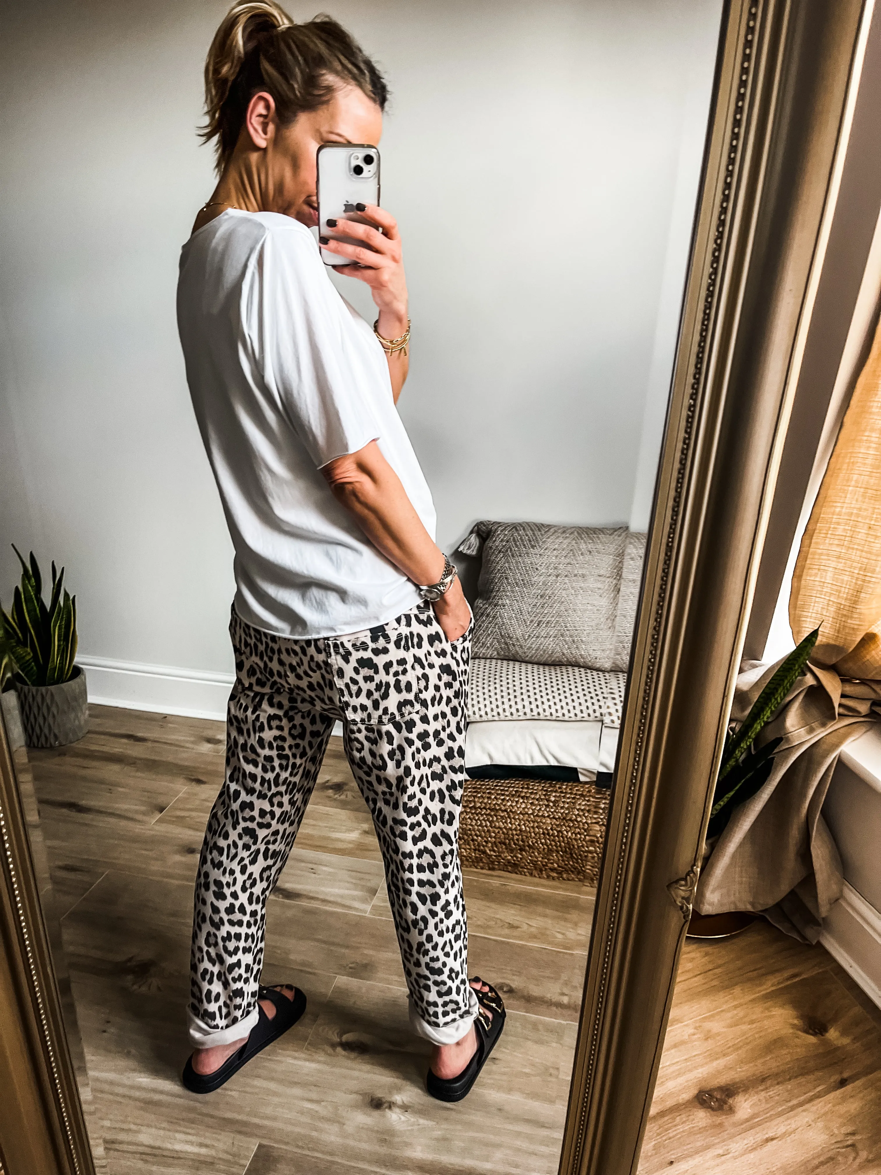 Leopard Print Joggers