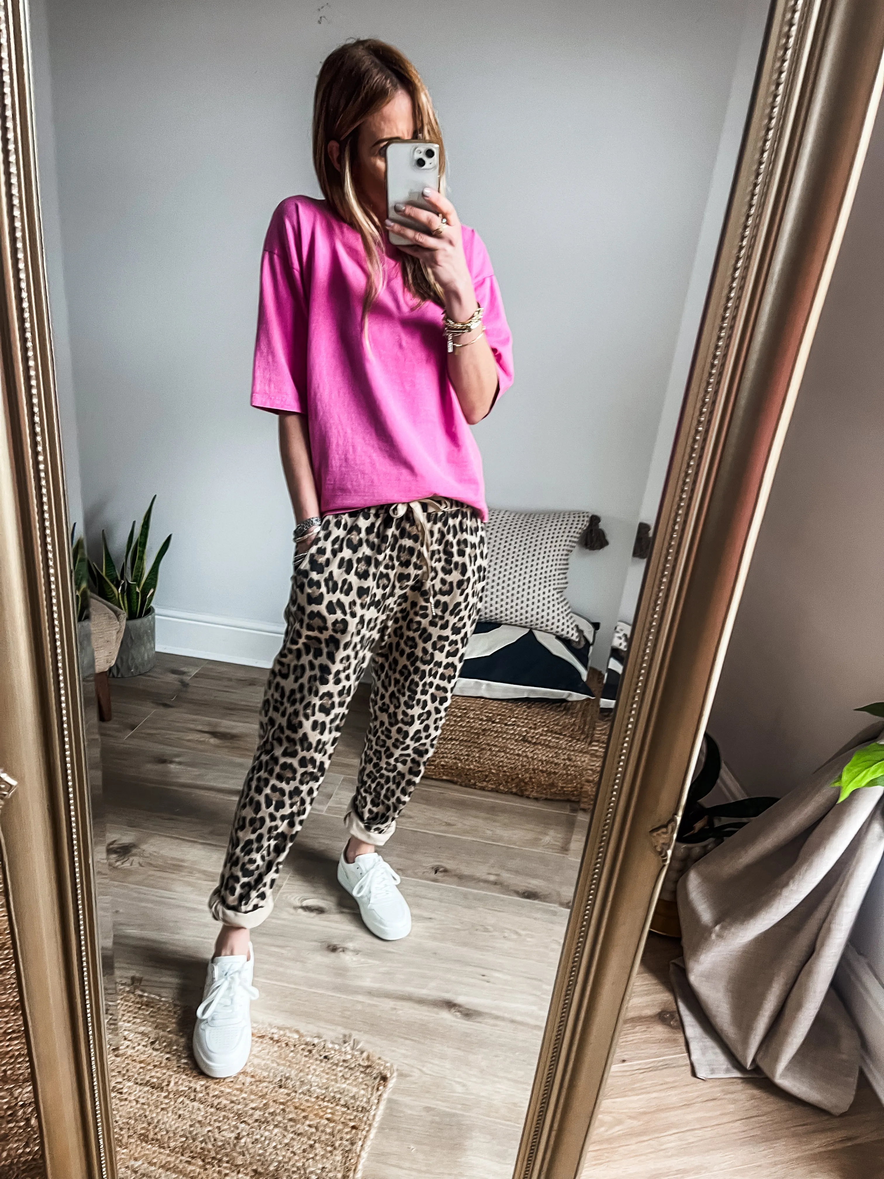 Leopard Print Joggers